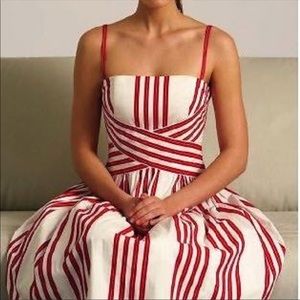 Anthropologie Maeve Viola Regatta Stripe dress